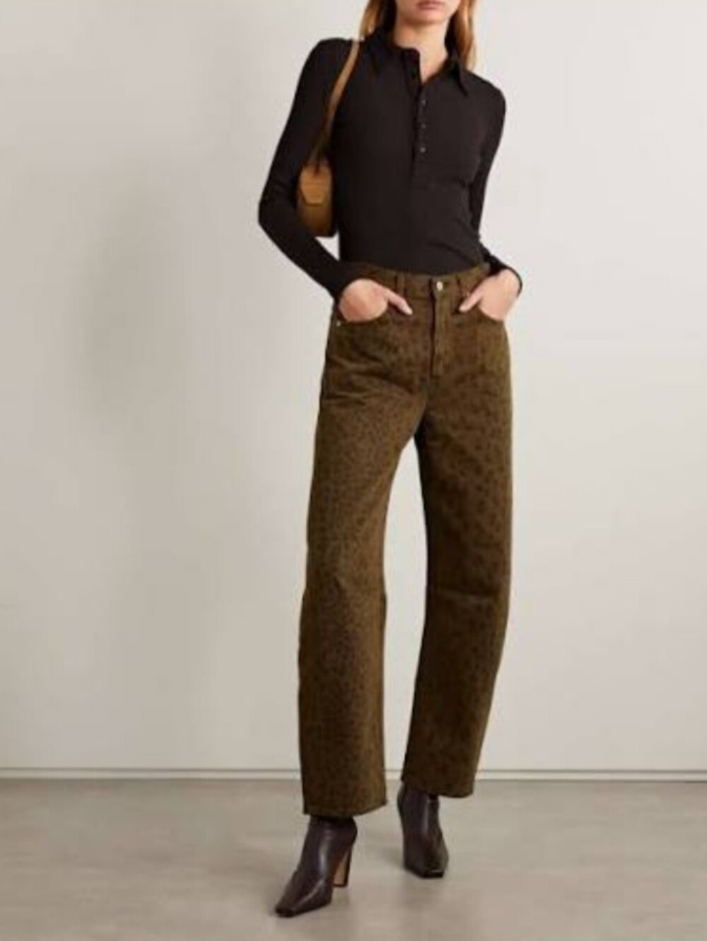 Citizens Of Humanity Miro Jean's In Sepia Cheetah 28 NWT - Picture 3 of 6